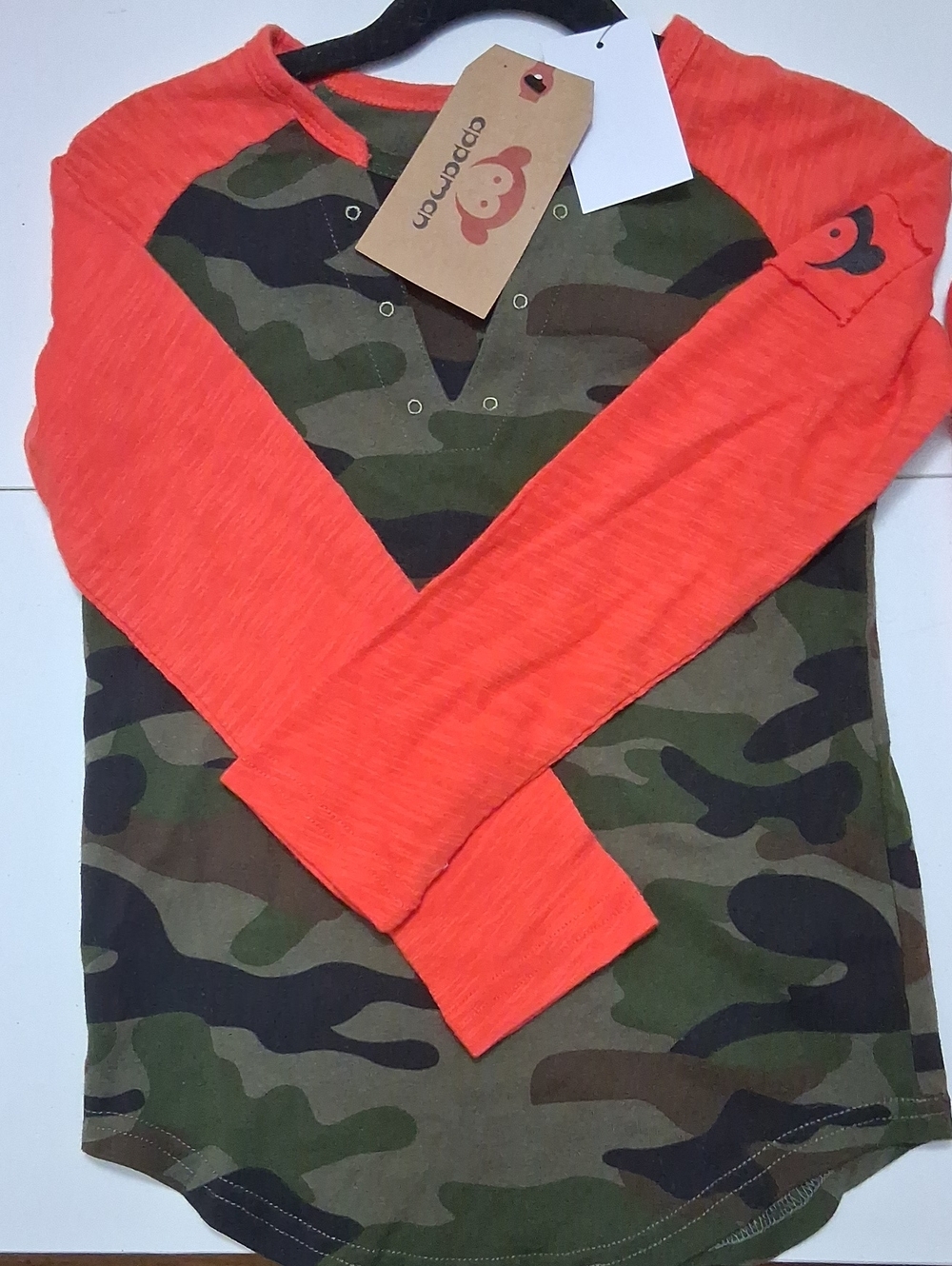 Appaman Orange & Green Camo Set.